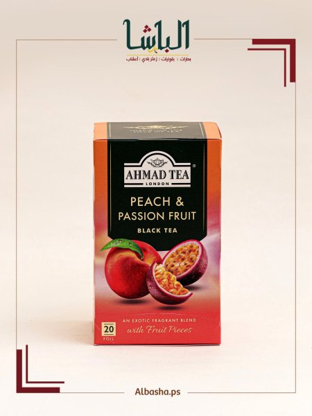 شاي احمد بنكهة الخوخ و البسفلورا