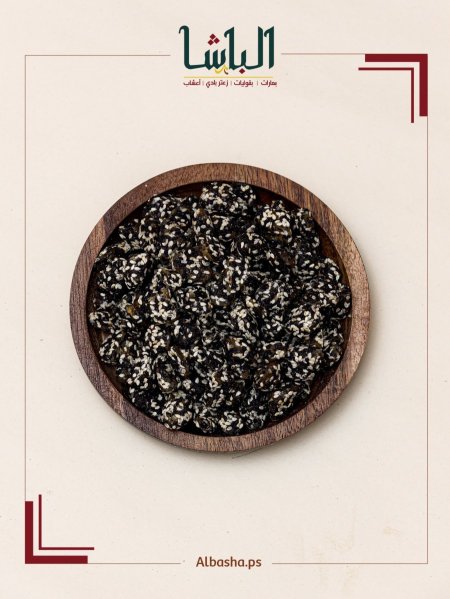 حلقوم الزنجبيل مع سمسم وقزحة